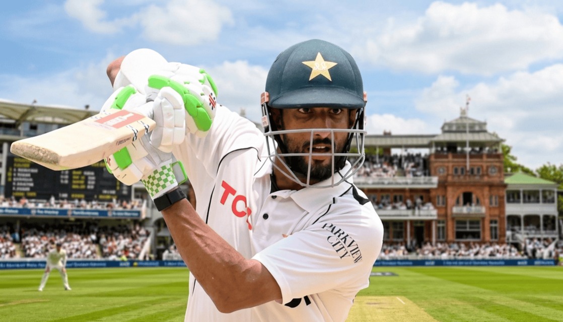 Major Setback for Pakistan as Finger Injury Rules Shan Masood Out of Second Test Against West Indies