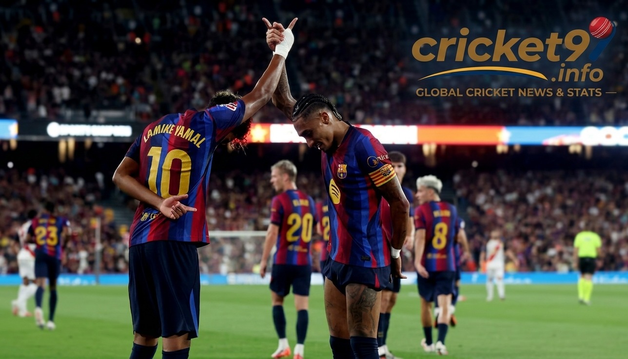 Yamal and Raphinha Brace as Barcelona Beat Rayo 5-2 for Third Straight La Liga Win