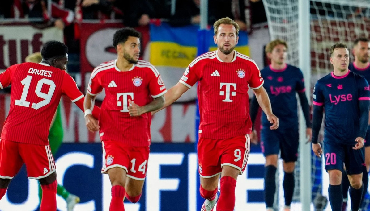 Harry Kane surpasses Messi in the Champions League; Ronaldo and Lewandowski are next.