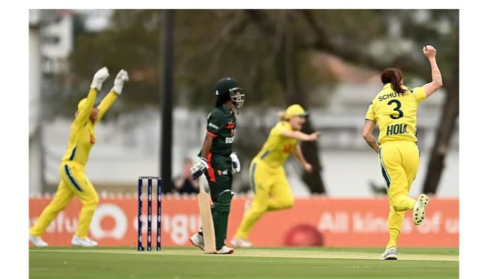 Bangladesh women's team whitewashed by Australia; heavy defeat in the final match too.